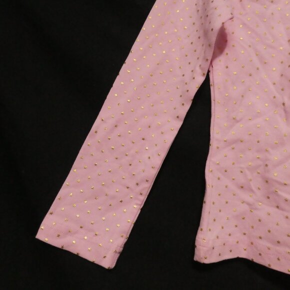 TANGERINE | size 5 | Pink Long Sleeve Shirt With Sparkling Gold Stars | NWOT - Picture 5 of 15